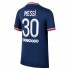 Camisola Paris Saint-Germain Lionel Messi 30 Equipamento Primeiro 2021-2022 Manga Curta